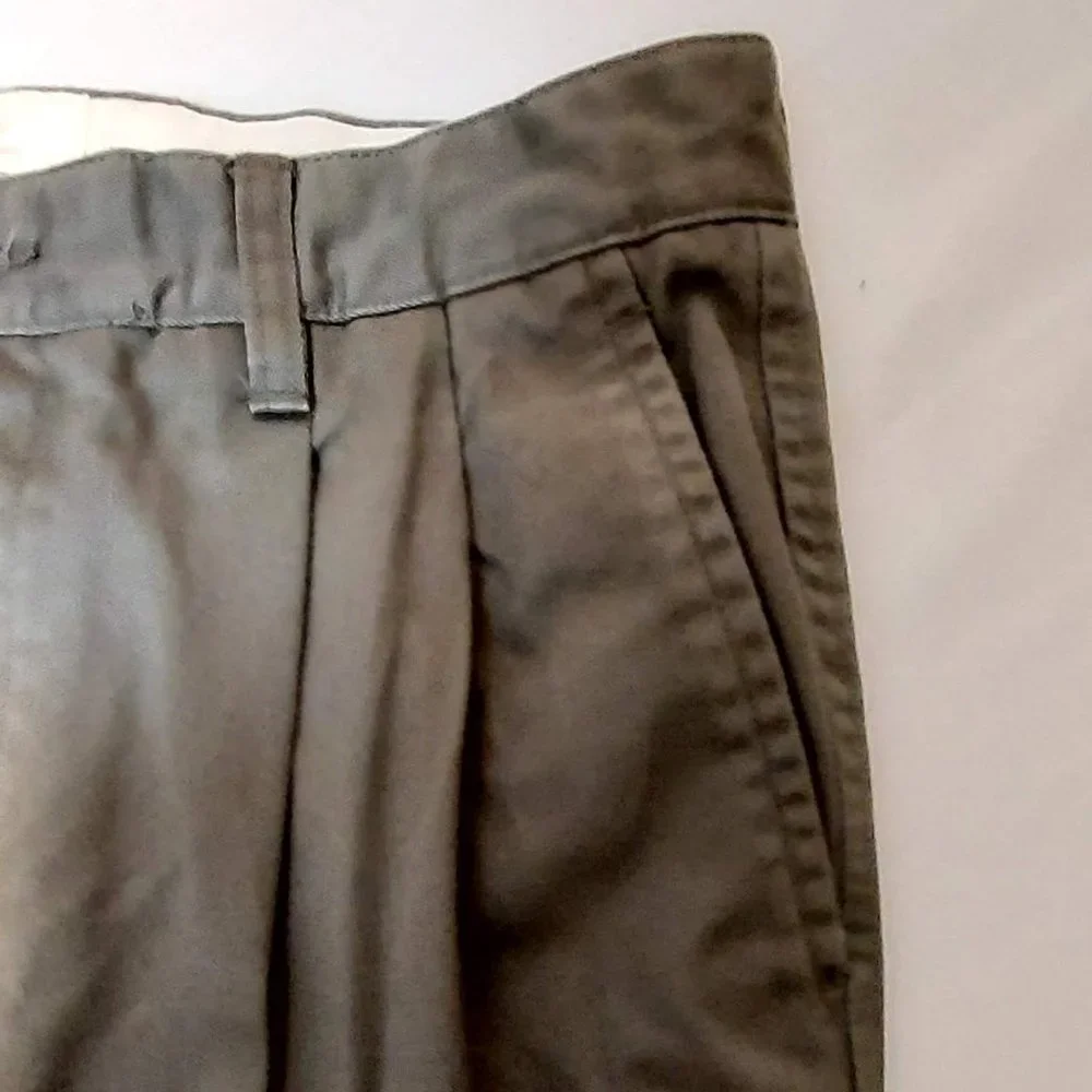 Gap Gapkhakis Relaxed Fit Mens Pants Gray 34-30 Casual/ Work Wear